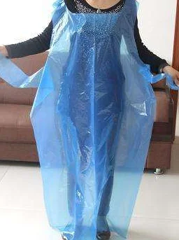 沙龙可重复使用的塑料围裙