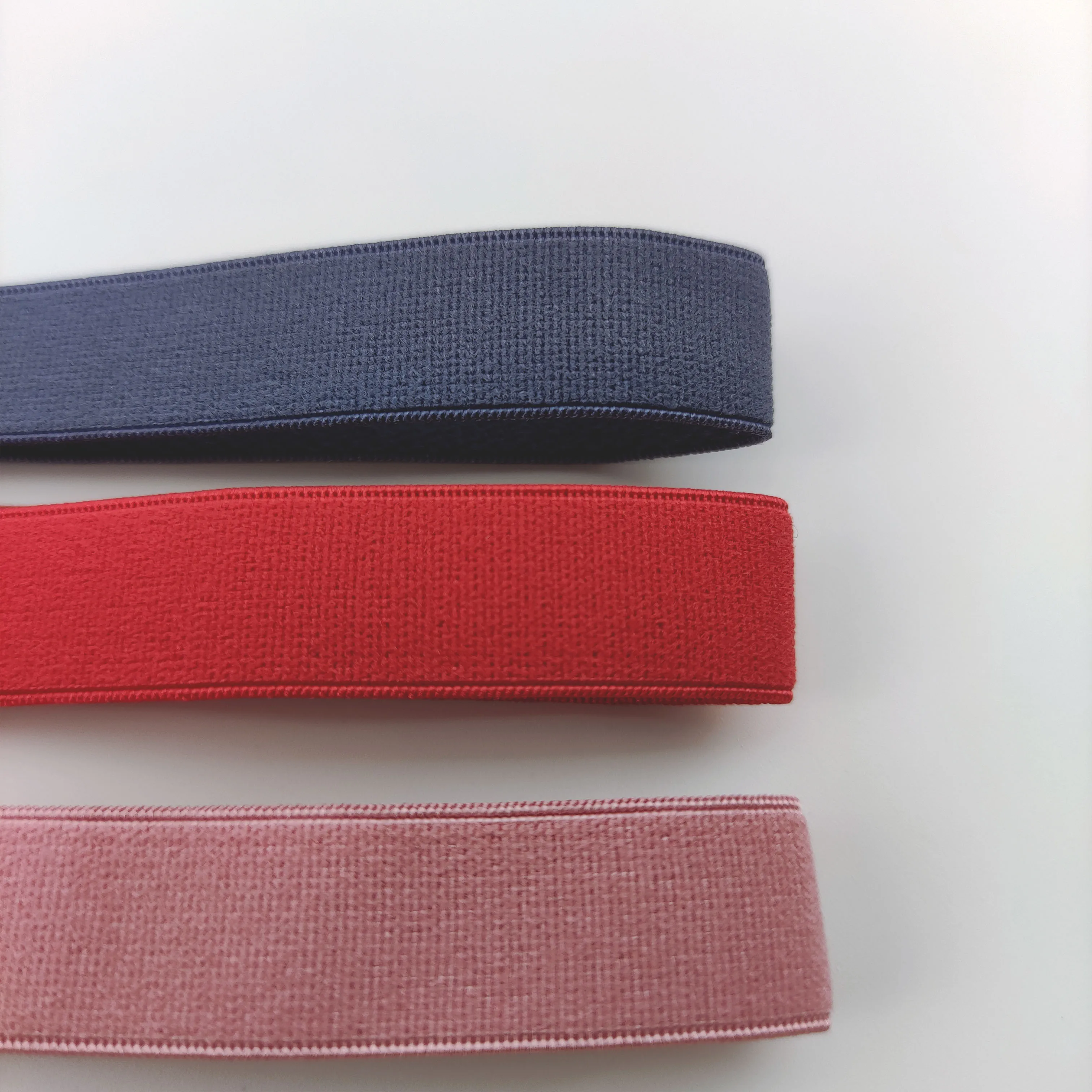 Wholesale 1.2cm Matte Underwear Straps Shuttleless Polyester bing Custom Straps Elastic Bra
