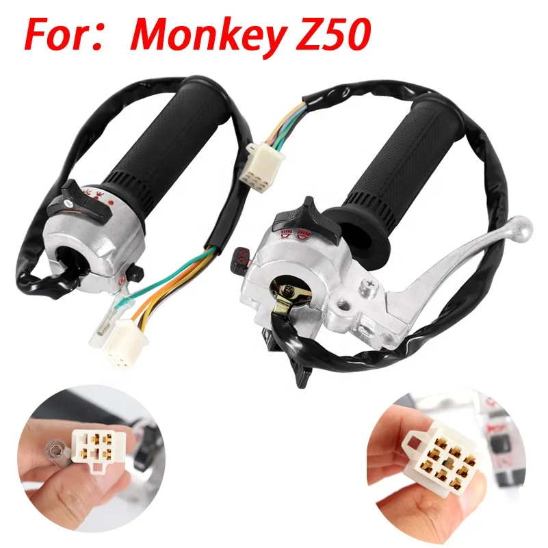 Monkey Bike Parts Hand Throttle Grips Function Switches Monkey Z50
