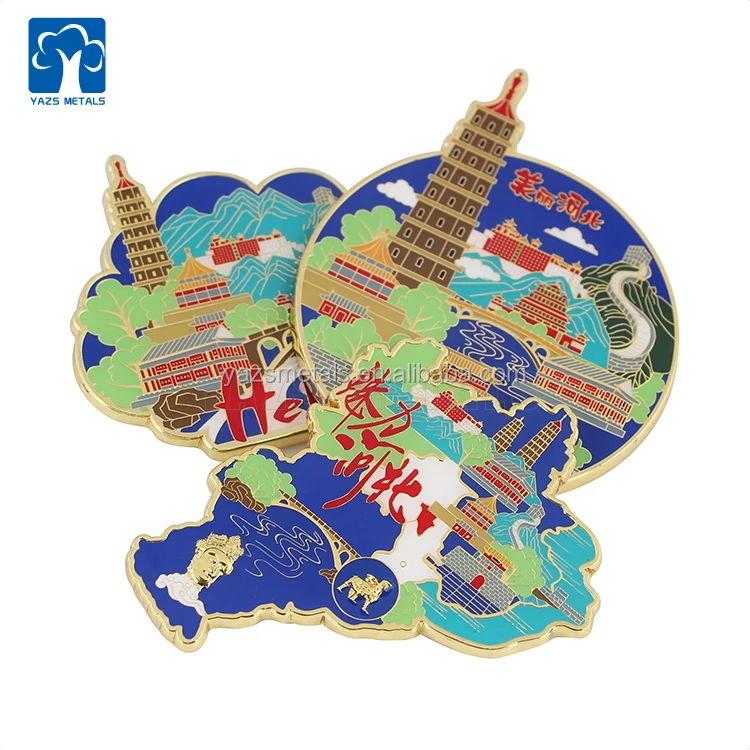 Manufacture Custom gold Metal Plate plating Souvenir Award Medal Plaque - ANKUX.COM