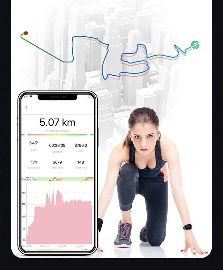 New 1.78inch HD Fully-Fitted Touch Screen FK78 Smartwatch Health Tracking Sport BT Call GPS FK78 Smart Watch