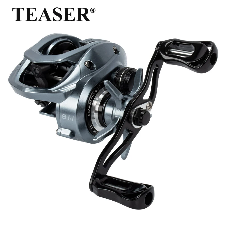 2023 VENOM PLUS ベイトキャストリール Teaser Venom Plus Bait Casting Reel 8.1:1 Gear Ratio, 10+1