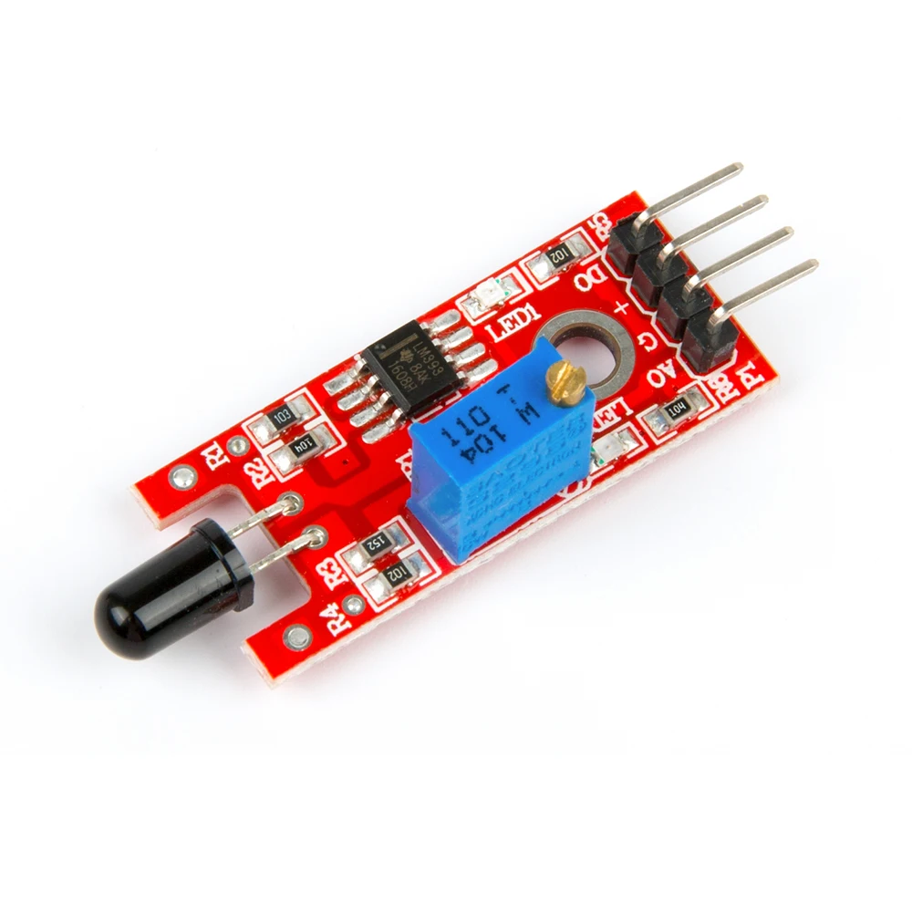 New Ir Flame Sensor Fire Detection Module Detects Infrared Receiver For ...