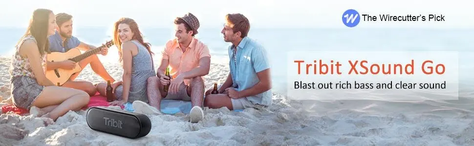Tribit Xsound go Bluetooth Mini Speaker Waterproof IPX7 Wireless Bluetooth Speakers Wireless Stereo Pairing Outdoor Sports Supe - ANKUX.COM