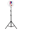 Cheap USB line remote LED ring light lamp bracket tripod