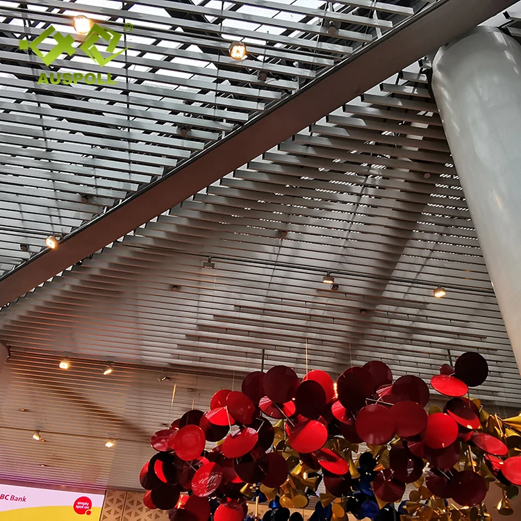 
Hot Sale Sound Absorbing Aluminum U Shape Ceiling Aluminium Baffle Ceilings 