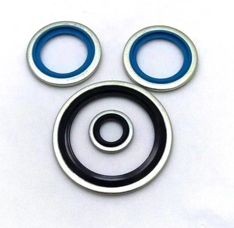 Customize Metal Epdm Rubber Thread Sealing Compact Washer Bonded Washer