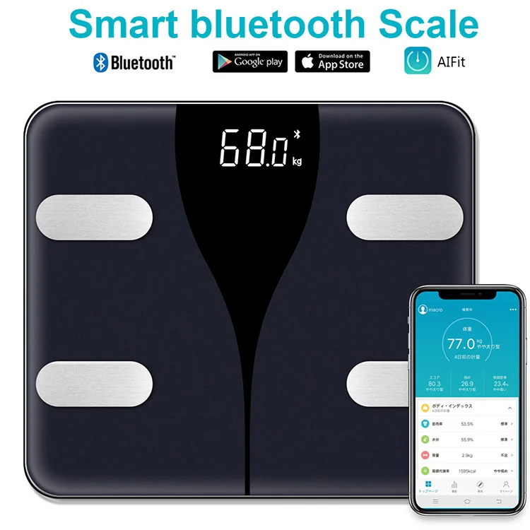 body composition scale with bluetooth bmr bmi scale weight loss Amazon hot sell scale