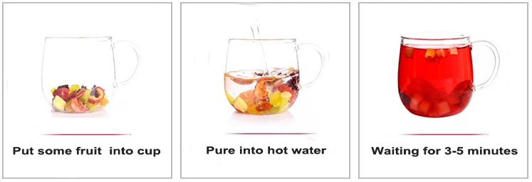 New crop dried fruits mixed for tea peach apple blue berry flavor fruits tea - 4uTea | 4uTea.com