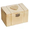heart shape Pine Wooden Keepsake Memory storage gift Box - Decorative Boxes