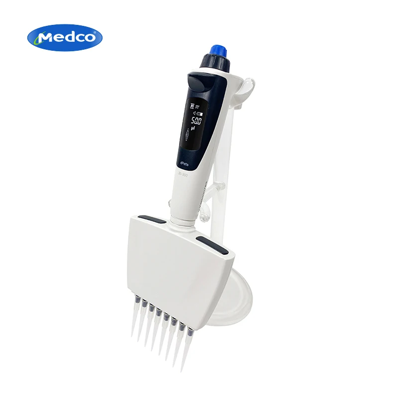 Disposable Pipettes Pp Pipette Tip Multifunctional 8 Channel Electronic