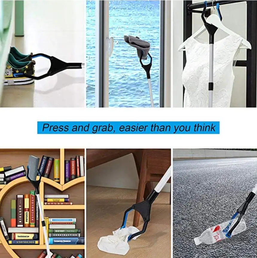 best sale cheap Foldable Gripper Kitchen Litter Reaching Picker Help Hand Tool Pick Up Grabber lightweight grabber