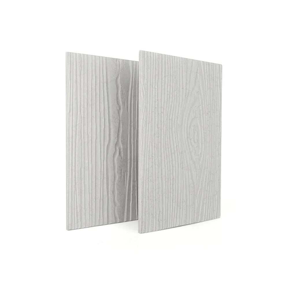 4x8 Exterior Siding Wood Grain Fiber Cement Boardwood Grain External Wall Fiber Cement Siding 0200