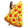 High quality swimming inflatable floating pizza inflatable pizza slice pool float for water sports personalized poolfloat toy