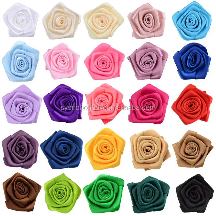 Carnation ribbon flower decorative for dress