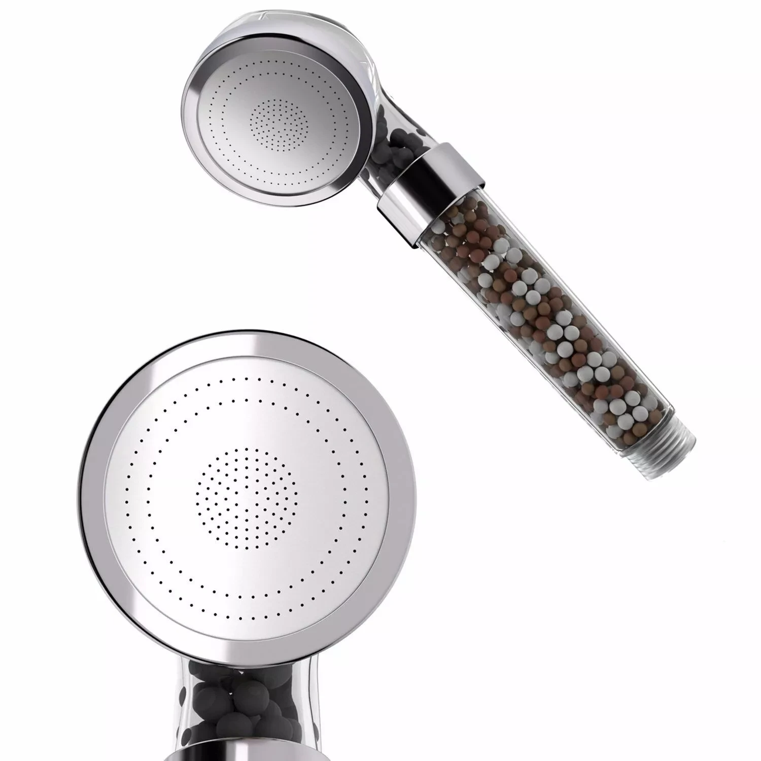 Vitamin C Filter Head Shower Water Saving Ionic Shower Filtered Hand