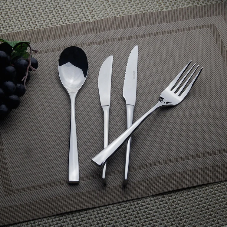 Stainless steel table set
