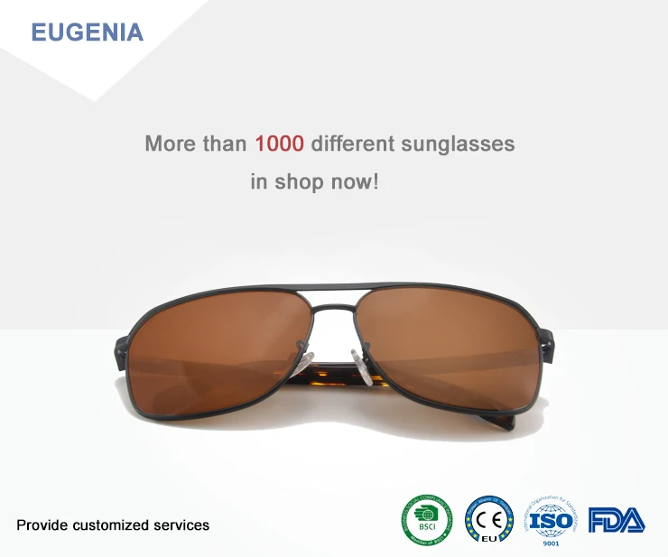 EUGENIA Sunglasses men 2020 new style topsales metal frame custom design acceptable sunglasses