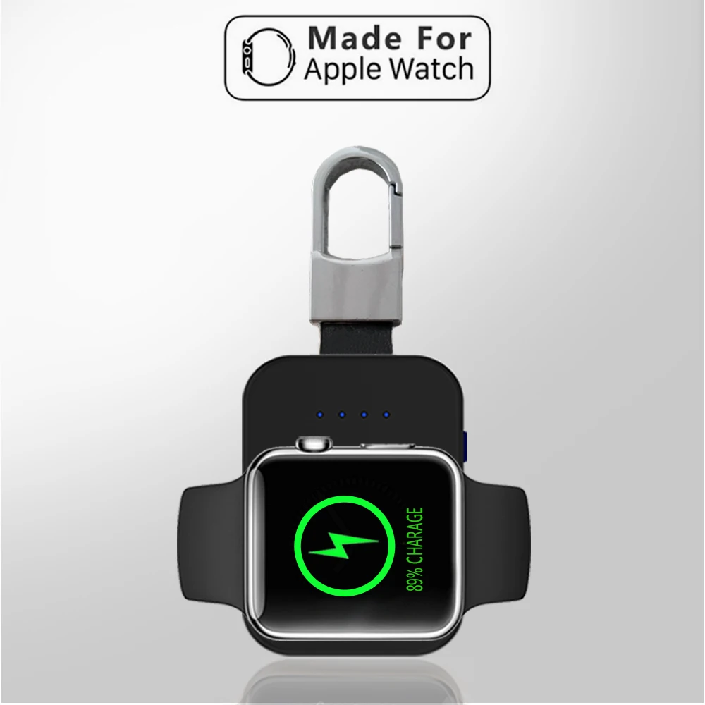 QI Easy Carry Fast Charging Black Wireless Charger for Watch - ANKUX.COM