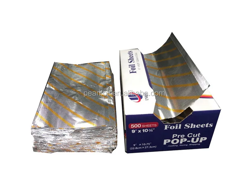 COMPARE TO Reynolds Wrappers Aluminum Foil Sheets Pre Cut Pop Up 90 count