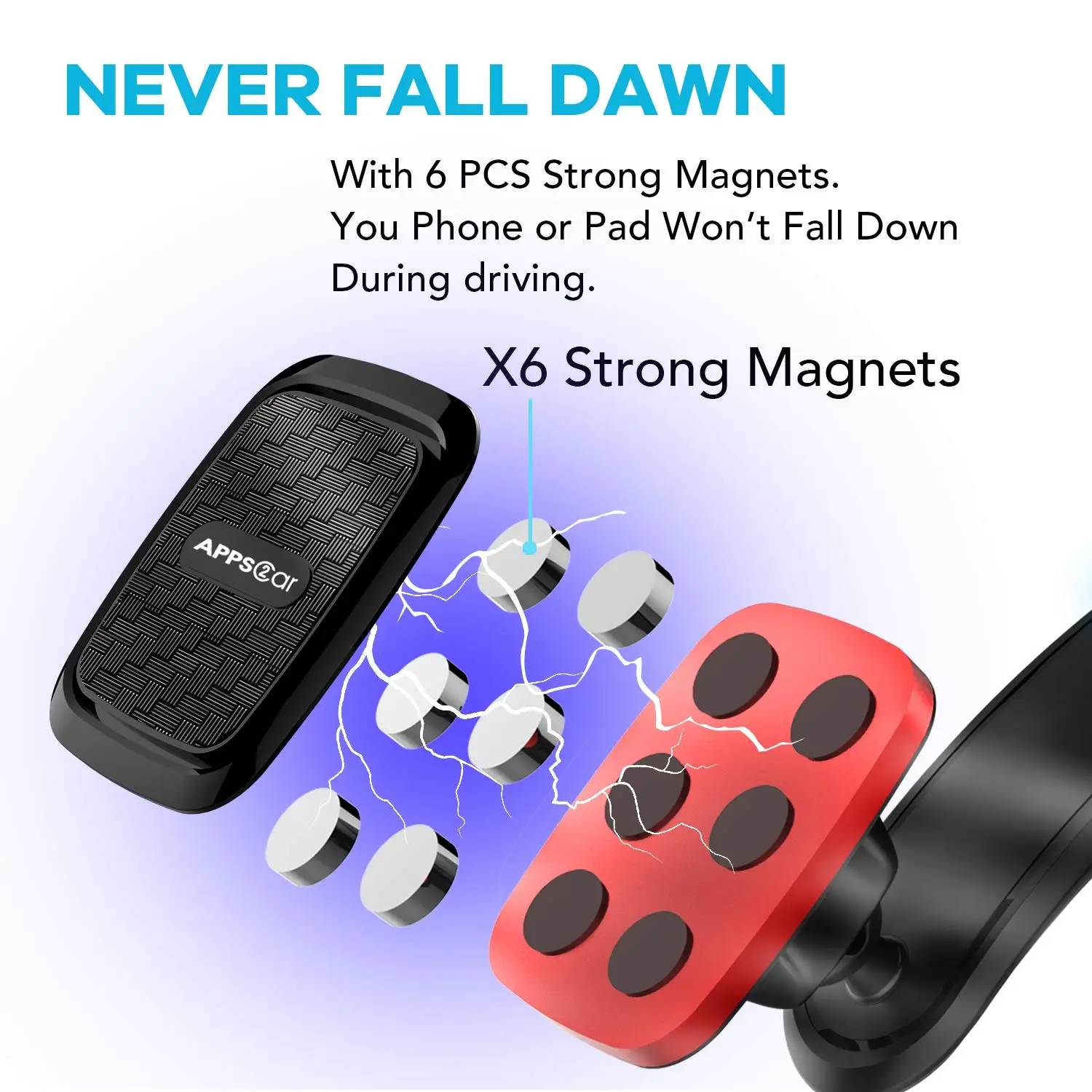 magnetic mobile phone holder