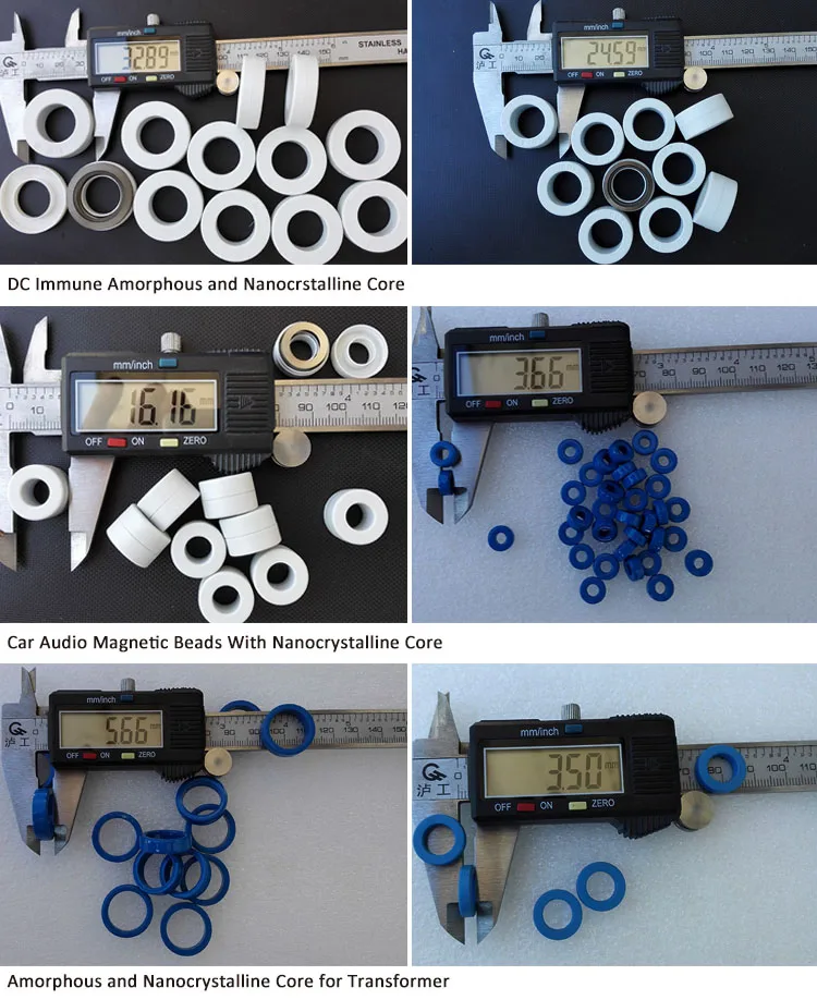 Amorphous core, toroidal core,amorphous toroidal core.jpg