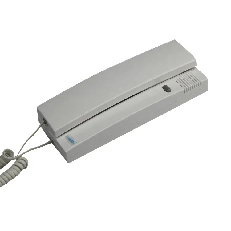 
Audio Door Phone Handset Indoor Subscribe Unit 2-Wires With LED High/Low/Off Ring Options Russia East Europe Design 