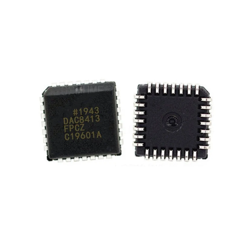 Close-up of ESS Sabre ES9038PRO DAC chip on printed circuit board