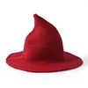 N219 New fancy party decoration Halloween Hat Personality fishman hats witch hats kniitted party hats for women