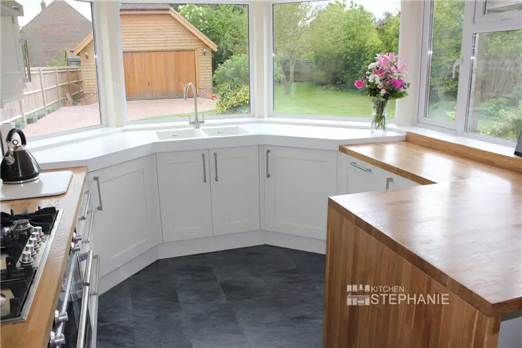 traditional white lacquer kitchen cabinets with corner, modern wood kitchen cabinet designs for villa