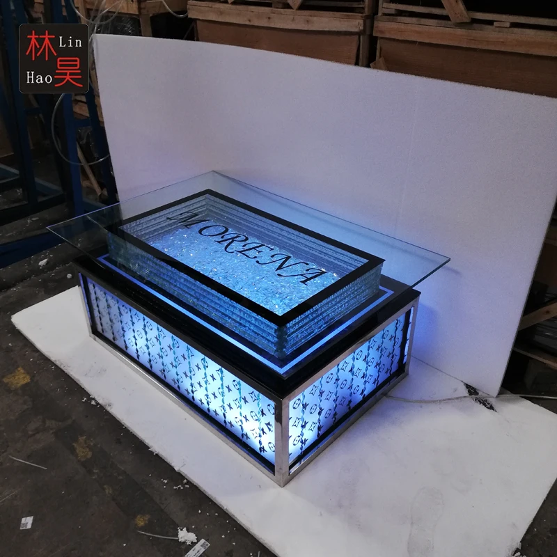 Linhao Angepasst Logo Led Lounge Möbel/led Bar Tisch/lounge Möbel - Buy