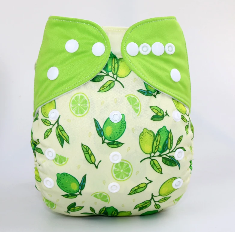 Adjustable Double Gusset Cloth Diaper,Baby Organic Gusset Antileak
