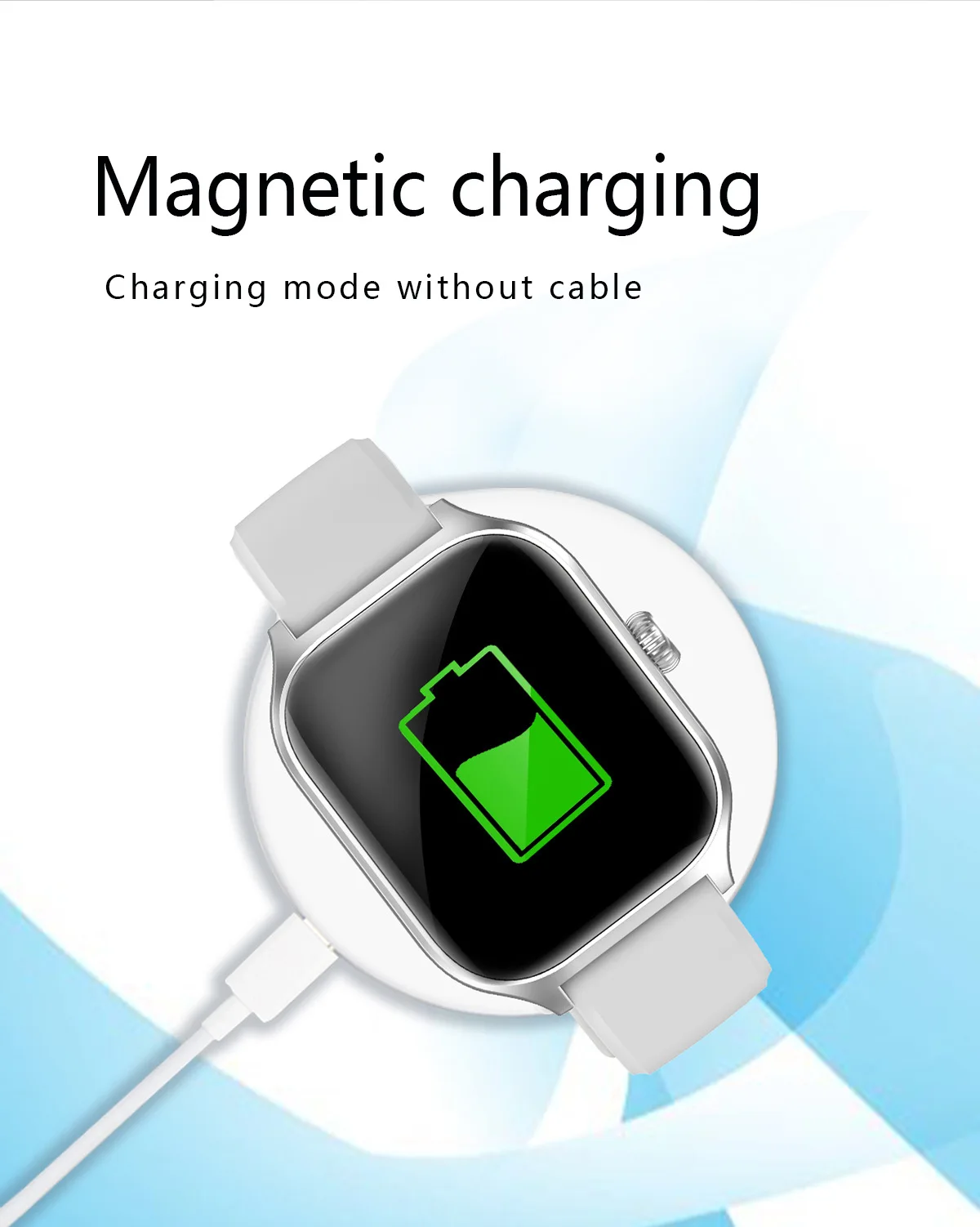 蓝牙智能手表心率监测信息提醒长电池寿命触摸屏男士商务女装时尚礼品