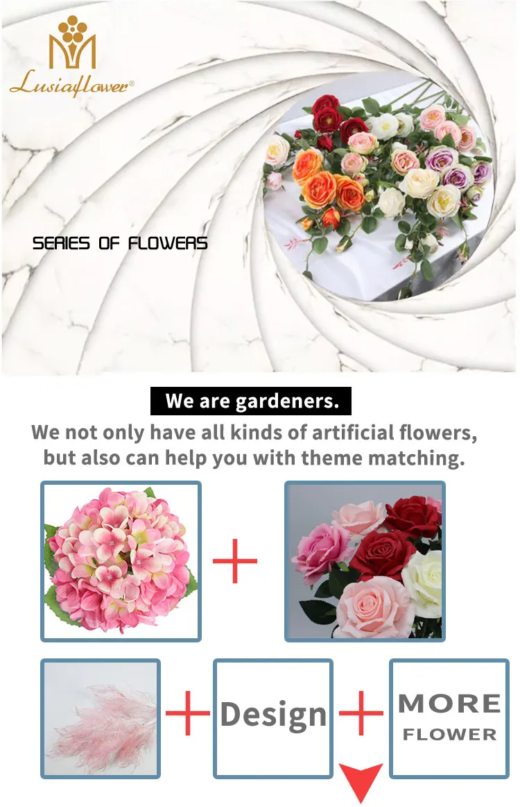 Artificial Flowers Budding Flowers Bouquet 3 Branch 6 Heads Silk Roses Bridal Home Garden Office Dining Table Wedding Decor Buy Artifical Flower Wall Artifical Flowers Hot Sell Christmas Flower Decorations Product On Alibaba Com