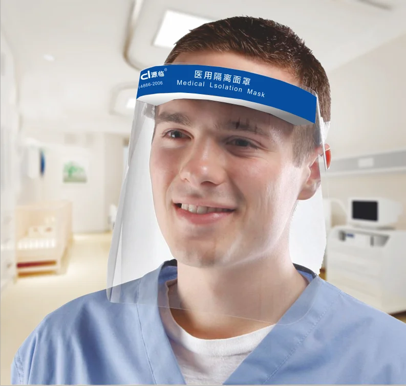 工厂价格ce批准宠物医疗保护器隔离面罩高透明防雾面罩