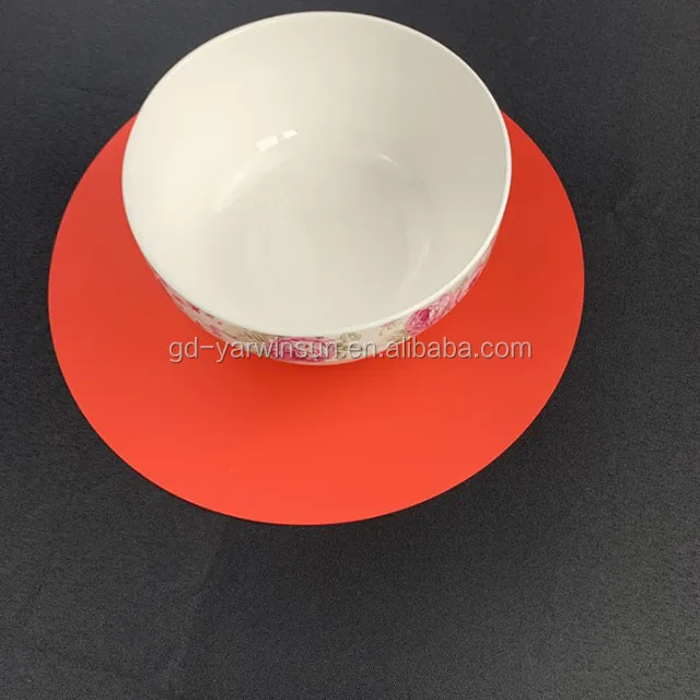 Silicone placemat pot with microwave pad rubber insulation pad can custom-made microwave mat