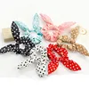 Cute Hair Elastic Rings Flower Bunny Hair Clip Rabbit Ears Dot Rubber Hair Accessories Hairstyles Braid 56Pcs/Lot