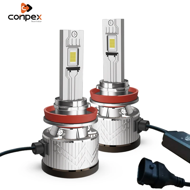 Conpex New Cooling Technology LED Headlight With Decoder 65W CSP USA LED H11 Headlights