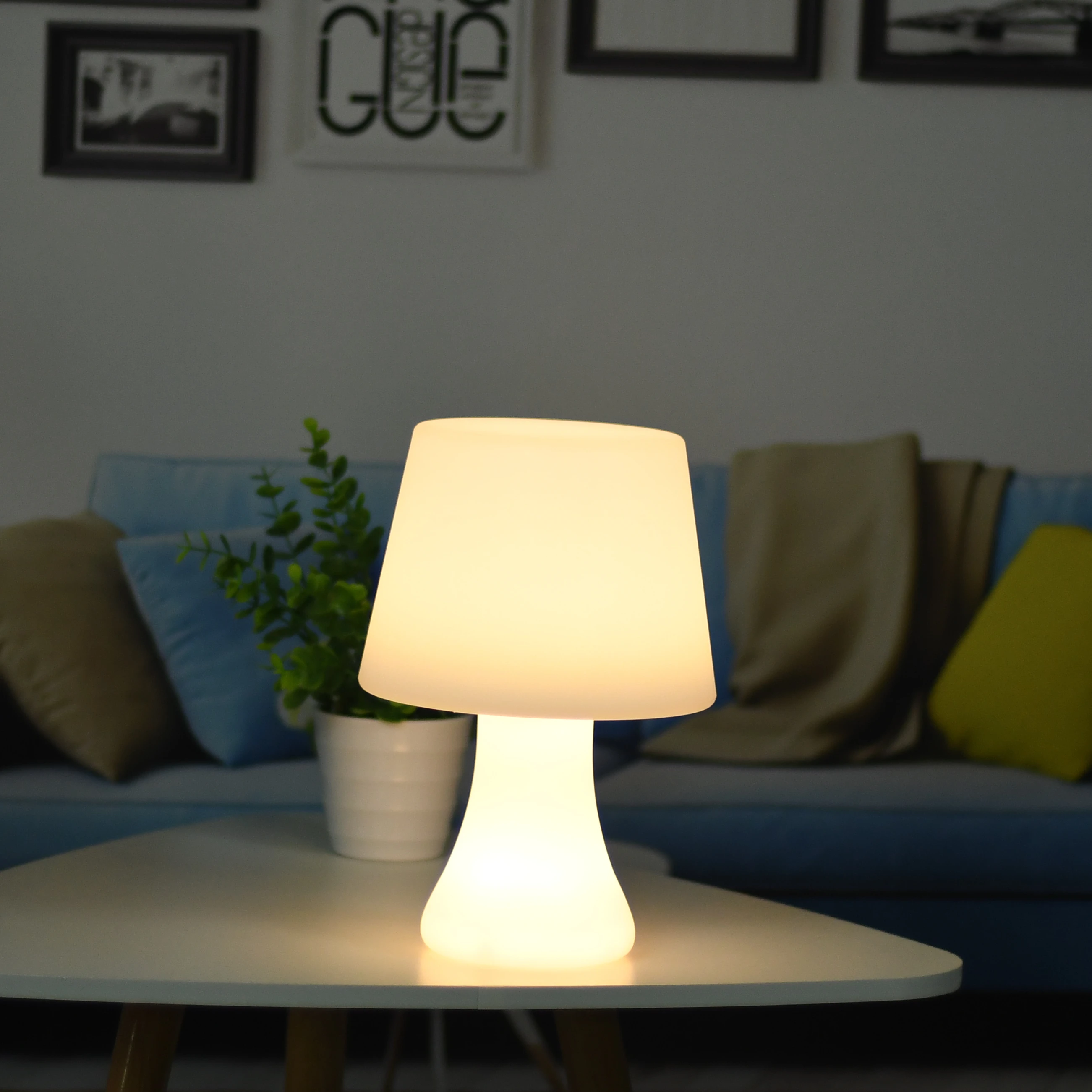 New Classic LED BSCI Table Lamp Design Cordless Table Lamps Rechargeable Battery With USB Port