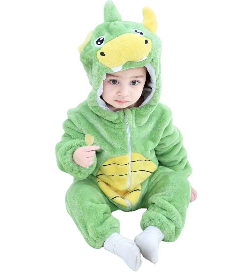 Plush Baby Animal Pajamas Baby Pajamas Rihno Onesie Costume Cartoon