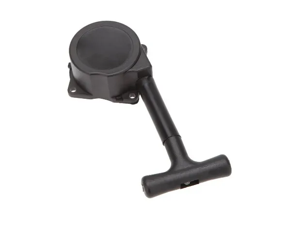 Pull Starter Kit For RC Nitro Engines - Compatible With HSP .18, Vertex VX, 1/10 Scale Models, Black Plastic