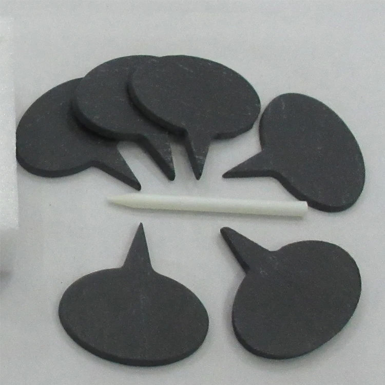 2020 New Black Slate Stone Cheese Marker