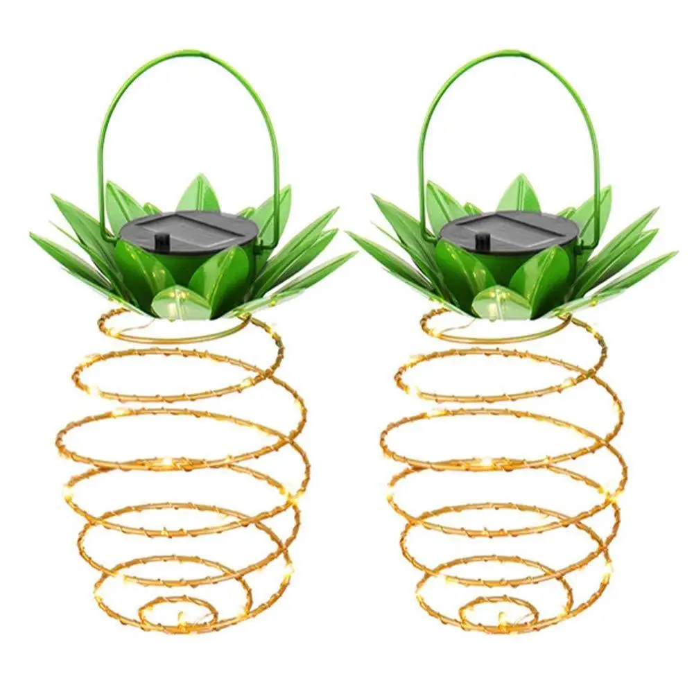 DIFUL Pineapple Decoration Light 25 LED For Garden Christmas Outdoor Decorative Solar Night Lamp Pathway Tree Hanging Lights