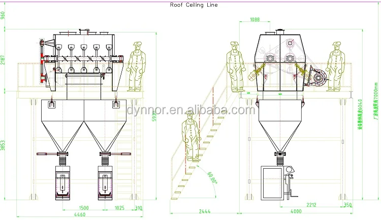 mixer plant drawing-Model
