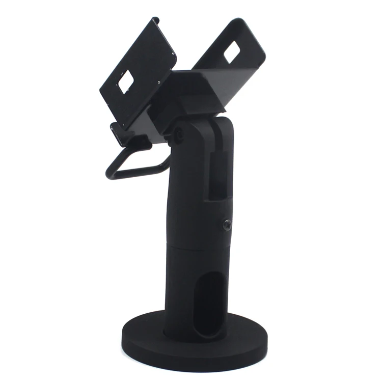 Black Plastic Aluminium Credit Card Holder Rotatable Credit Card