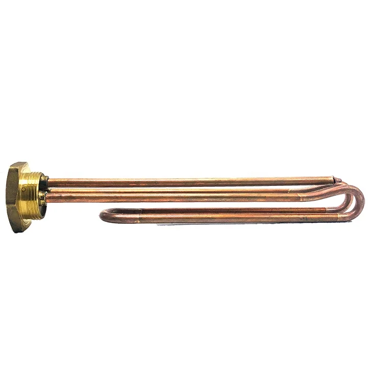8004500w Electric Water Copper Heating Element With Thermostat For