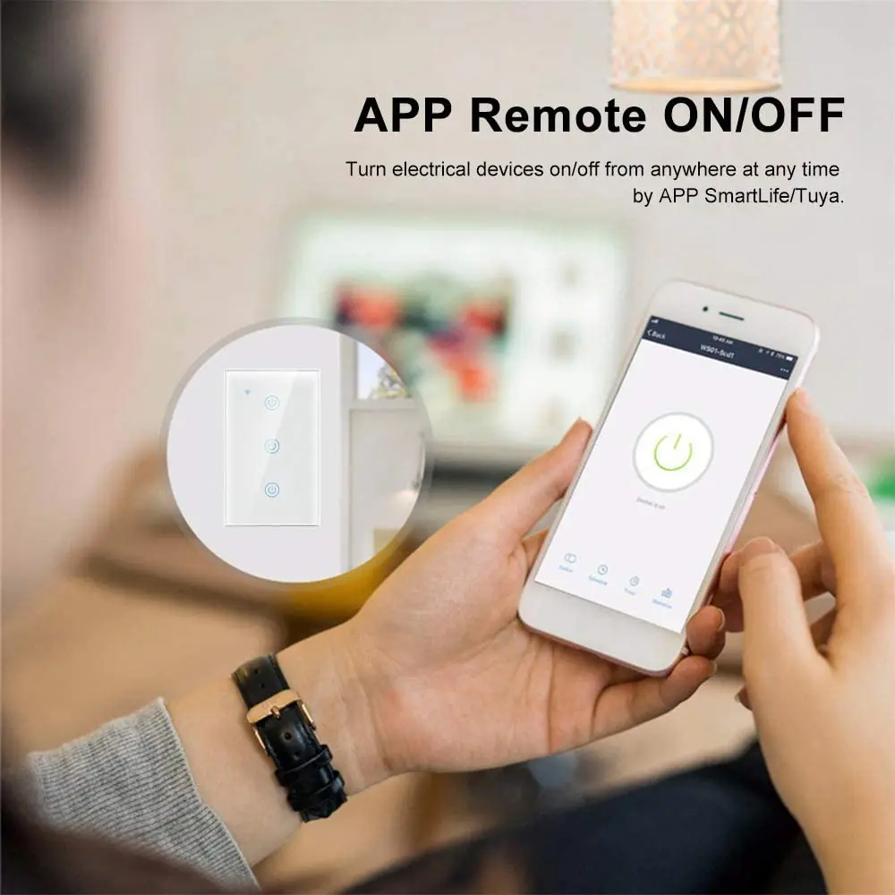 Zigbee 3 Gang 3 Way Smart Wifi Light Switch Wifi Remote Control Switch/Wifi Smart Wall Switch - ANKUX.COM