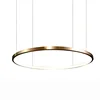 Personality design modern indoor decorative adjustable height rings can overlap and intertwine led pendant chandeliers lighting