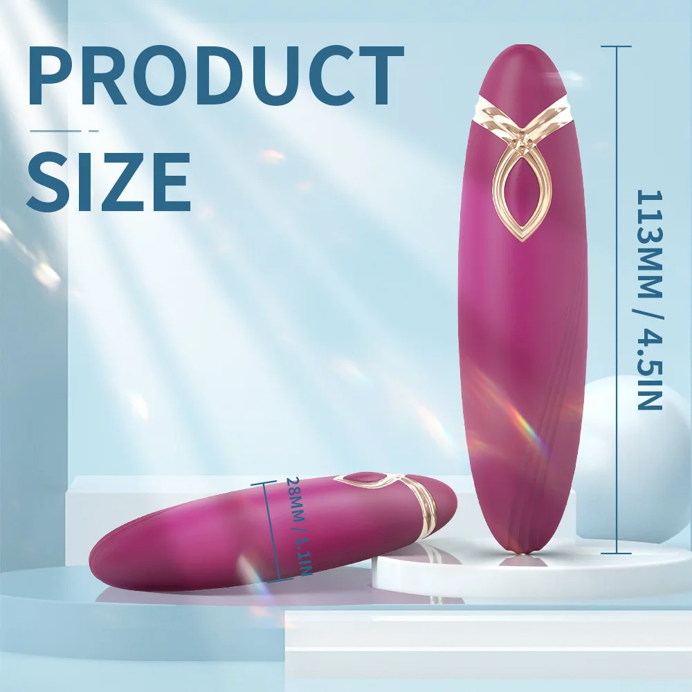 Mini Bullet Vibrator with 10 Speed Frequencies & Strong Shock Features for Female Flirting for Masturbation