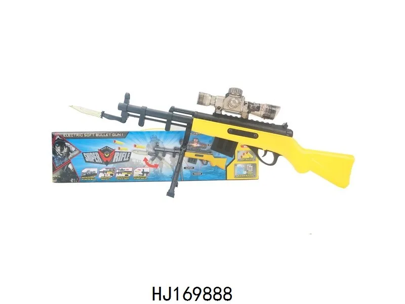 Com Caixa de Bala Mole Arma de Brinquedo Nerf Rifle Sniper Arma de Plástico  & 20